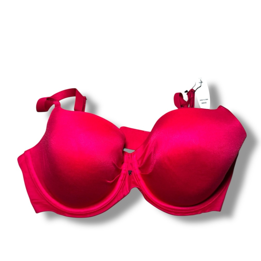 NWT Victoria Secret Fabulous Underwire Lined Demi Bra Size 36DD Pink